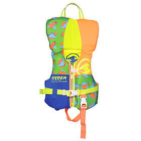 Hyperlite Pro V Infant Life Jacket, Blue/Orange