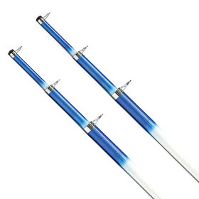 Tigress 15' Fiberglass Telescoping Outrigger Poles, 1-1/8" OD - Pair