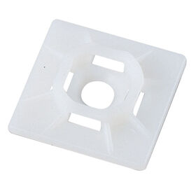 Ancor Cable Tie Mounts, #8 Screw, Natural, 25-Pc.