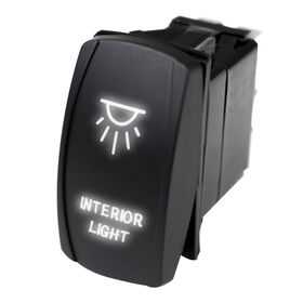 Race Sport LED Rocker Switch with White LED Radiance &ndash; Interior Lights