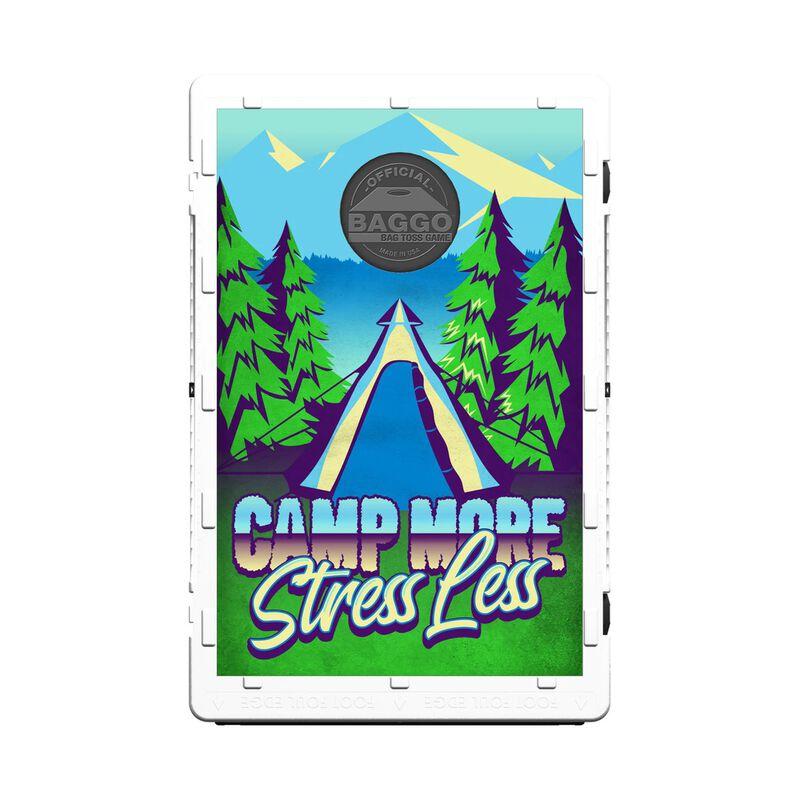 Baggo Camp More Stress Less 2x3 Travel Cornhole Game image number 2