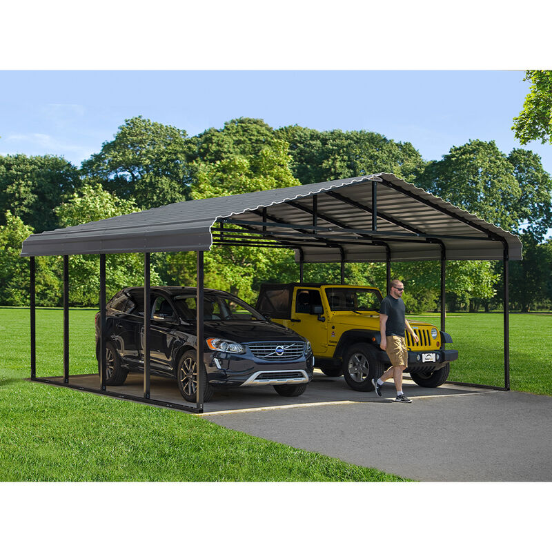 ShelterLogic Arrow Carport, 20'W x 20'L x 9'H image number 3