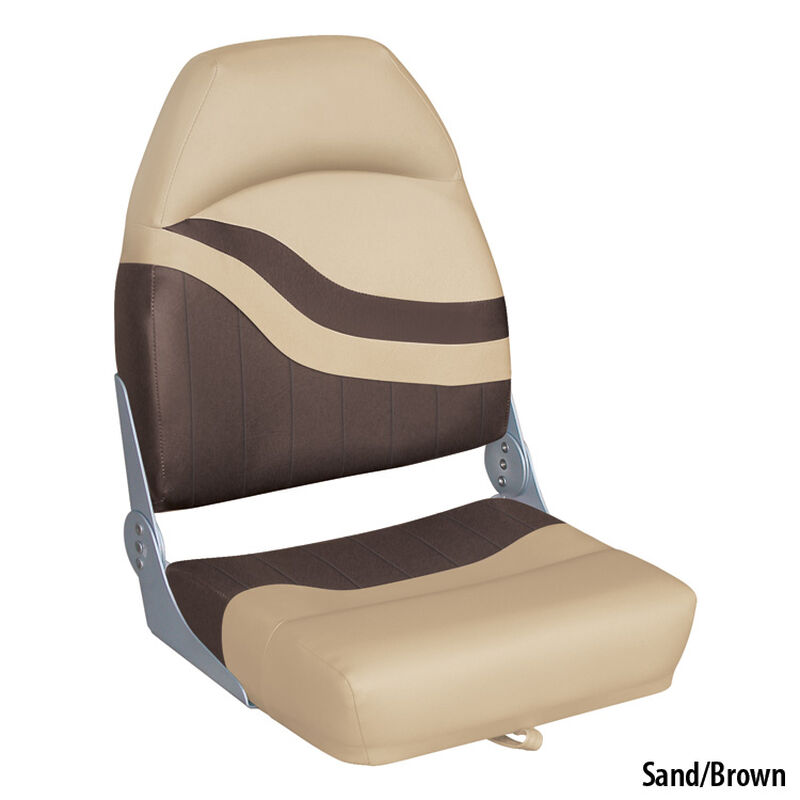 Wise Weekender Series Fish 'N Ski Boat High-Back Fold-Down Seat image number 15