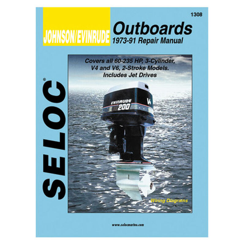 Seloc Marine Outboard Repair Manual for Johnson/Evinrude '73 - '91 image number 1