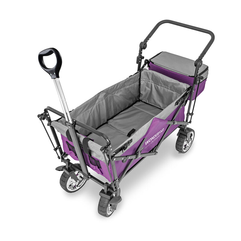 Wonderfold Outdoor S4 Push and Pull Premium Utility Folding Wagon with Canopy image number 26