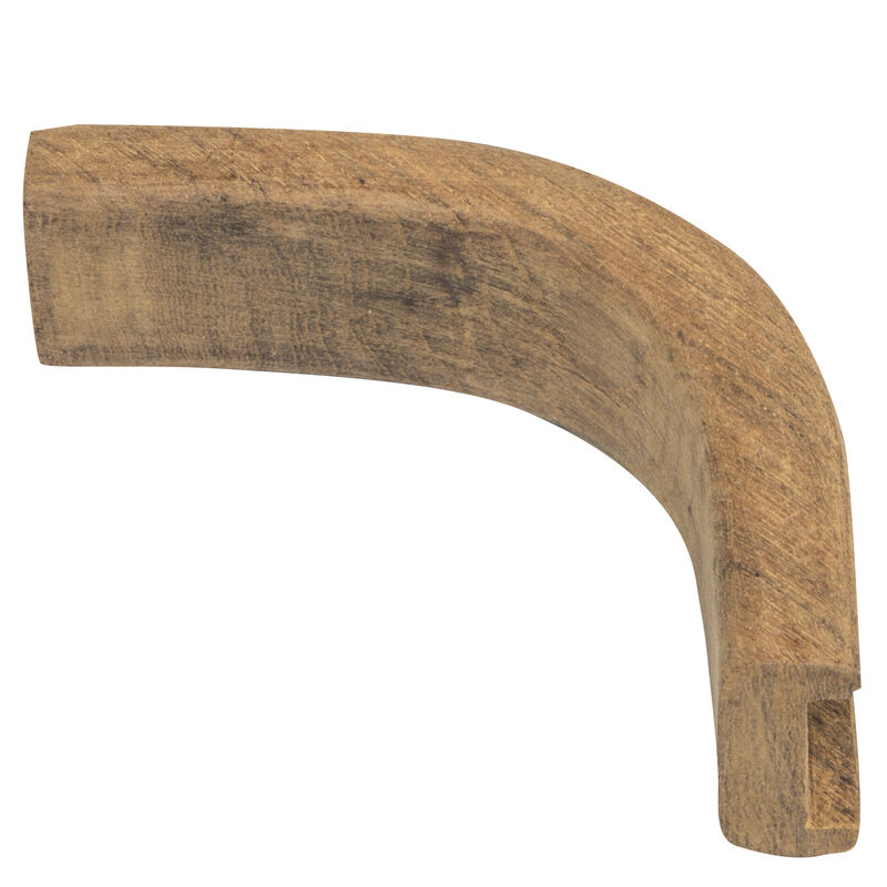 Whitecap Teak 3/4" Track Inside Corner Bulkhead Molding image number 2