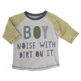 Mud Pie Boys' Boy Definition Long-Sleeve Tee