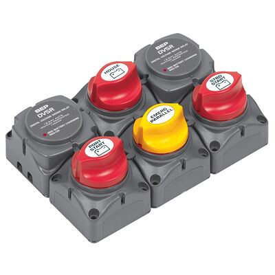 Marinco Twin-Engine Battery Distribution Cluster
