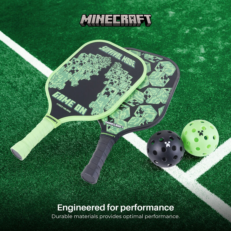 Minecraft Wooden 7-Piece Pickleball Bundle image number 11