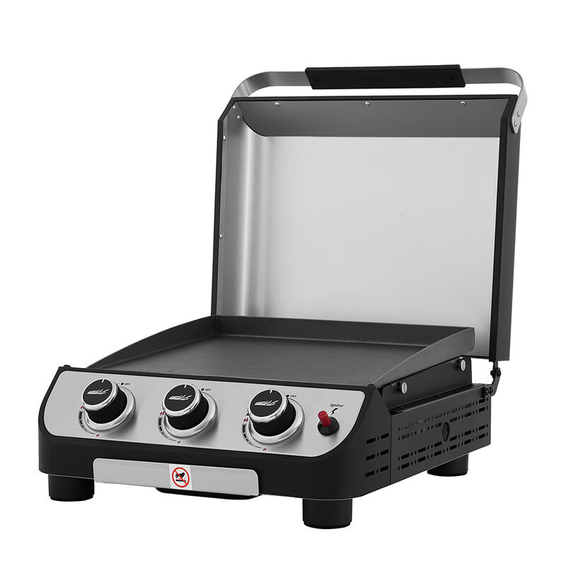 Royal Gourmet PD1505S Portable Flat Top Gas Griddle with Hood image number 6