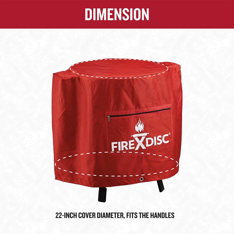 FIREDISC Universal Portable Cooker Cover in Fireman Red image number 4