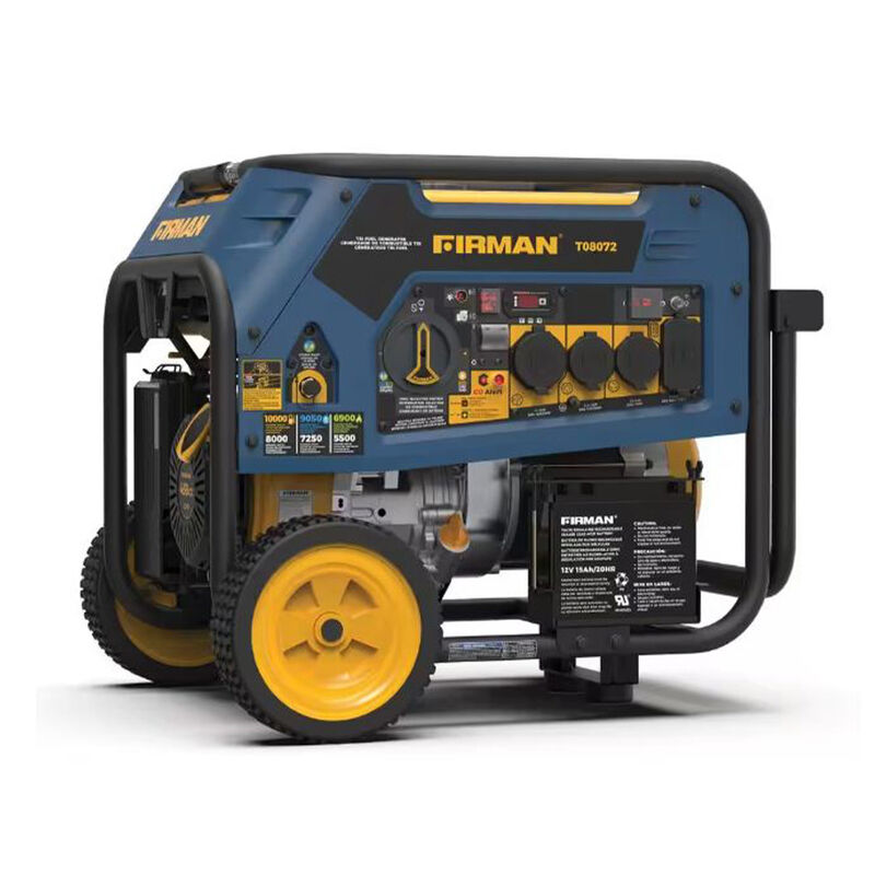 FIRMAN Tri-Fuel 7500W Portable Generator, Electric Start, 120/240V image number 1