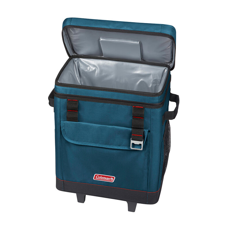 Coleman Space Blue 42-Can Wheeled Soft Cooler image number 3