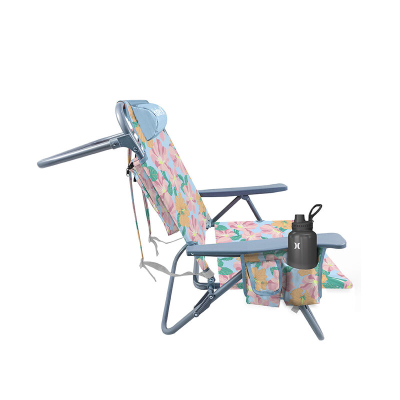 Hurley Printed Standard Backpack Beach Chair - Pink image number 3