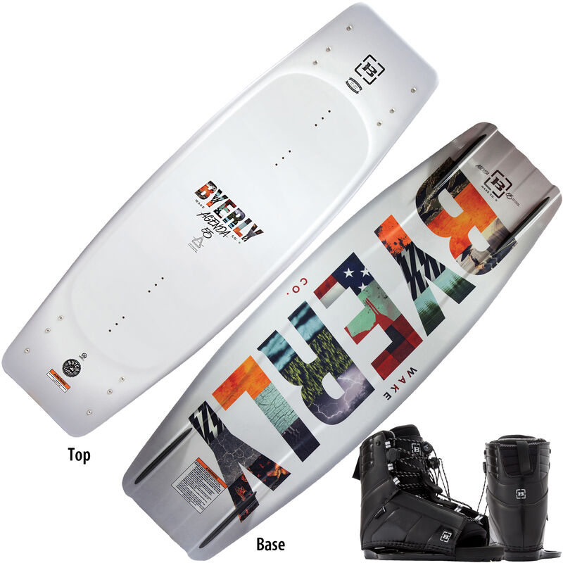 Byerly Agenda Wakeboard With Trace Bindings image number 1