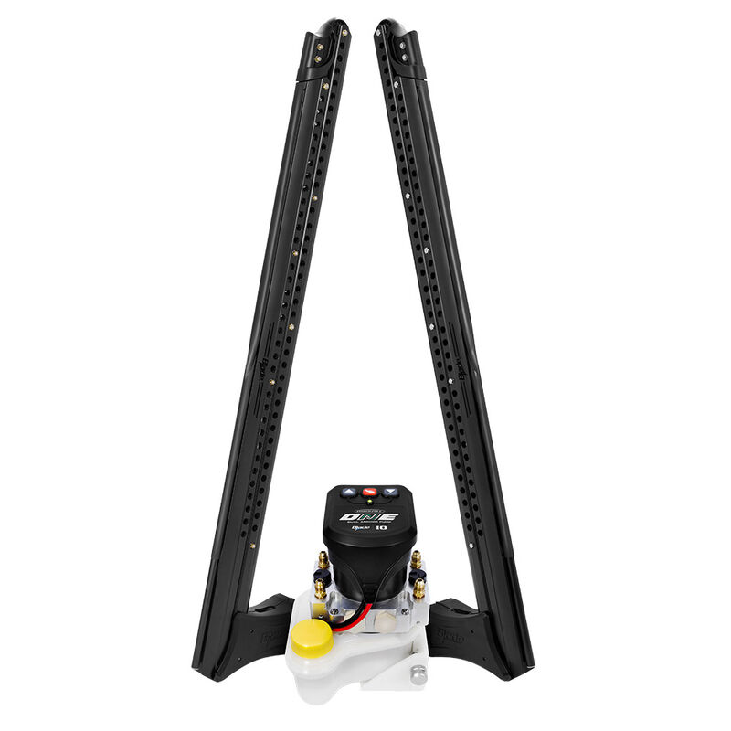 Power-Pole Blade ONE Pump BLS Shallow Water Anchor System, 10', Dual Blade, Matte Black