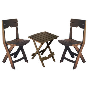 Adams Quik-Fold Conversation Table and Chair Set