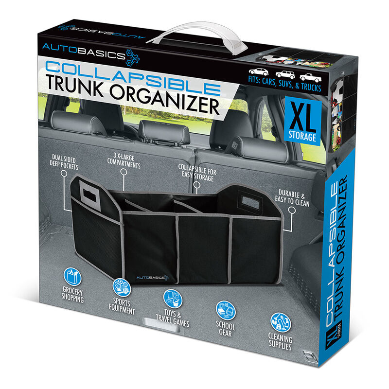 AutoBasics XL Collapsible Trunk Organizer image number 2