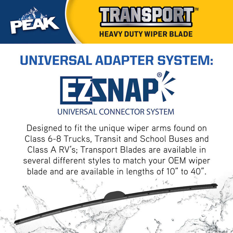 PEAK Transport 32" Windshield Wiper Blade, Beam Blade image number 5