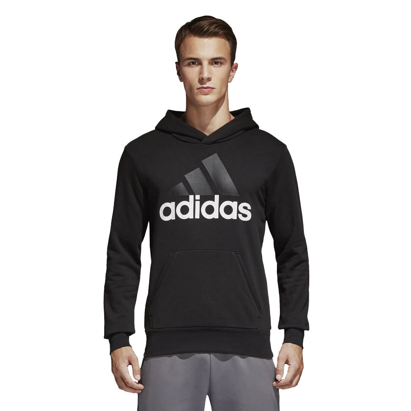 adidas essentials logo hoodie