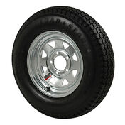 Kenda Loadstar 175/80 x 13C Bias Trailer Tire w/5-Lug Galvanized Spoke Rim