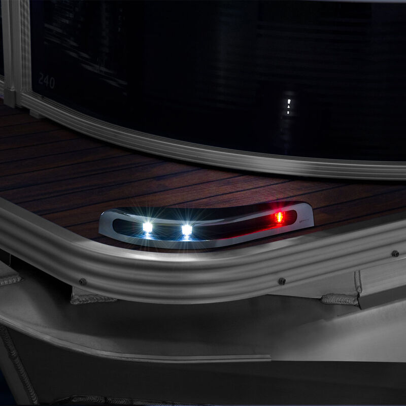 Toonmate Pontoon LED Docking Light Module Set, Chrome Finish image number 11