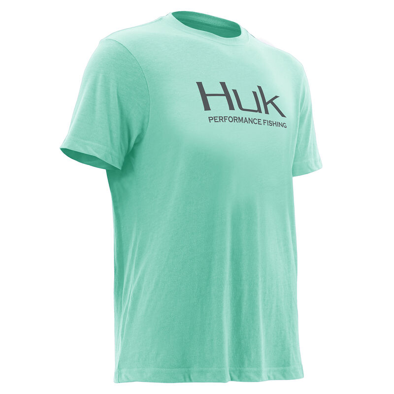 Huk Men's Tri-Blend Short-Sleeve Logo Tee image number 2