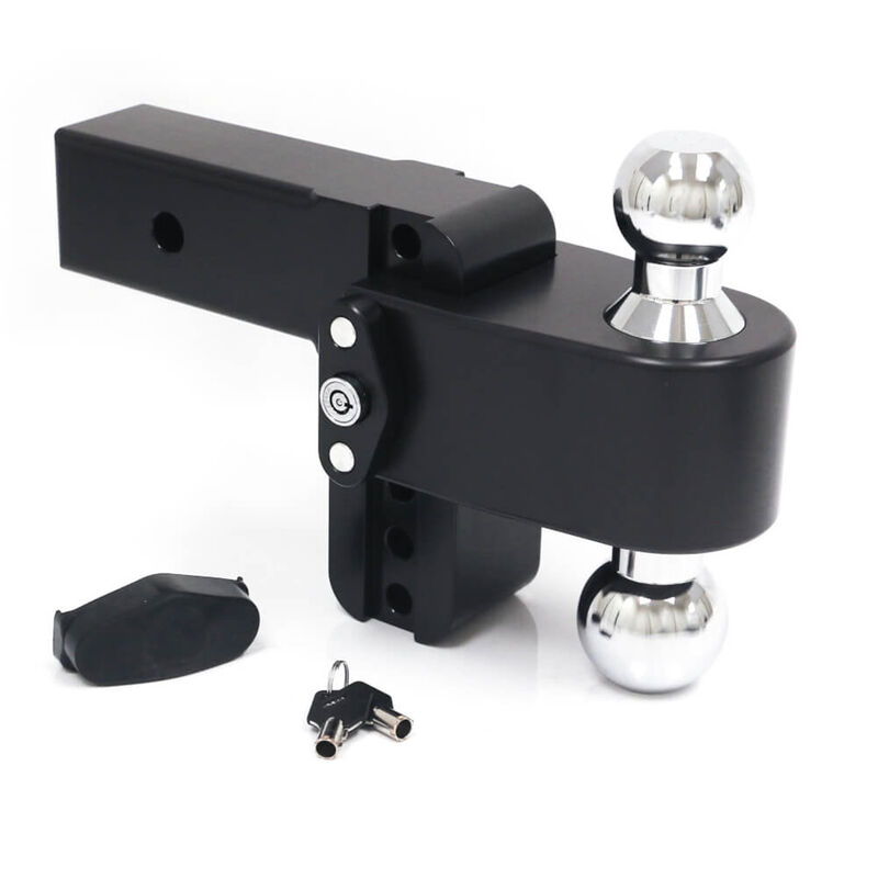 Weigh Safe 180° Drop Hitch w/Keyed Alike Key Lock and Hitch Pin, Black Cerakote Finish and Chrome-Plated Steel Balls image number 13