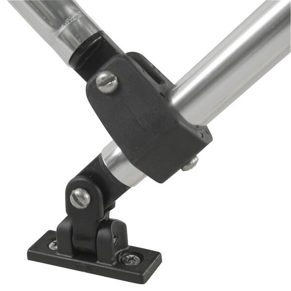 Shademate Bimini Top 4Bow Aluminum Frame Only, 8'L x 42"H, 67"72