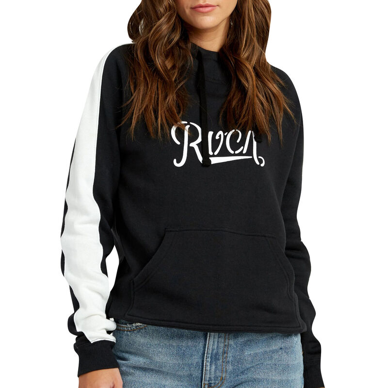 RVCA Women's Maryweather Color-Blocked Pullover Hoodie image number 4