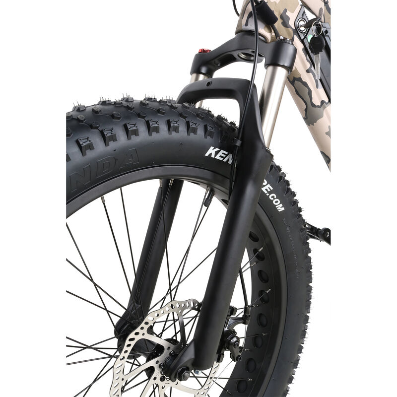 QuietKat Predator 750-Watt Electric Mountain Bike 17", Camo image number 6