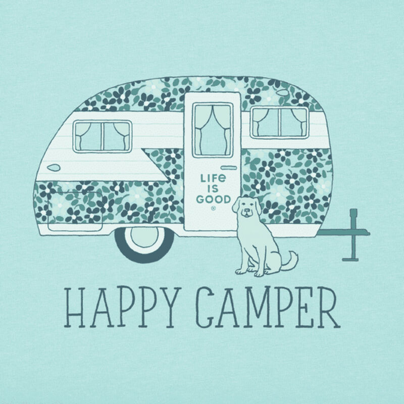 Life Is Good Women’s Ditsy Happy Camper Crusher V-Neck image number 2