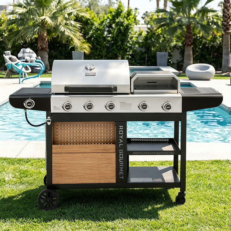 Royal Gourmet ZH3004S Premium Gas Grill & Pizza Oven Combo + Side Burner image number 17