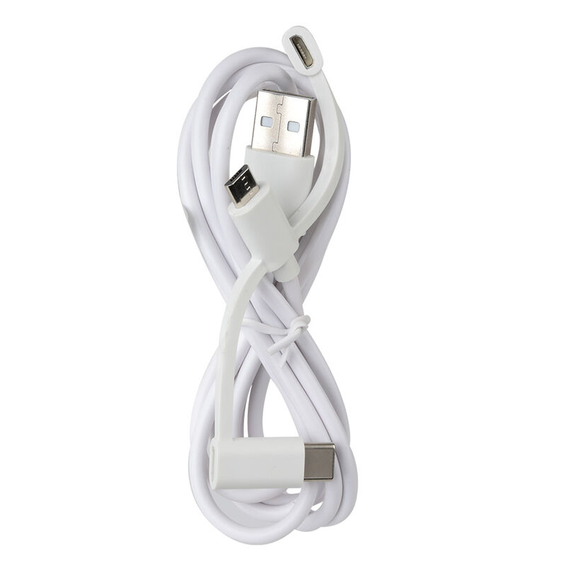 Vivitar 4' 3-in-1 Universal Charging Cable, White