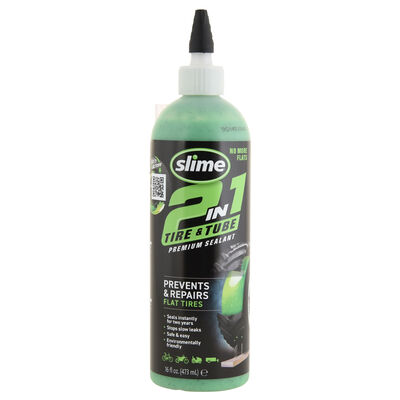 Slime 2-in-1 Tire & Tube Sealant, 16 oz.