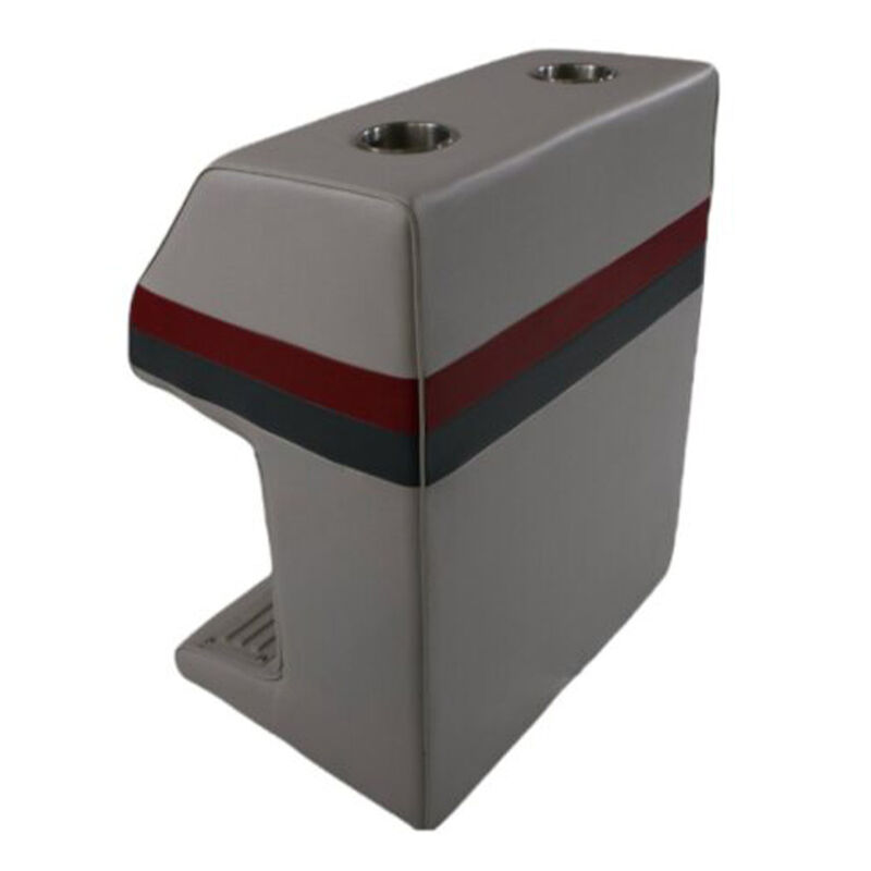 Horizon Manufacturing Premium Series Pontoon Captain Steering Stand - Gray/Red/Charcoal image number 2