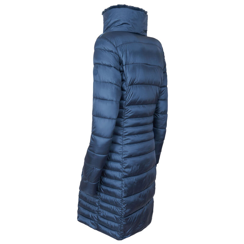 Save The Duck Women's Iris Long Quilted Winter Coat image number 10