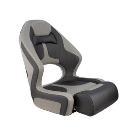 Springfield Deluxe Flip-Up II Sport Seat, Light Gray/Charcoal