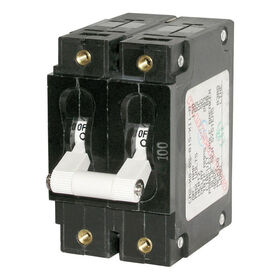 Blue Sea AC Circuit Breaker C-Series Toggle Switch, Double Pole, 30A