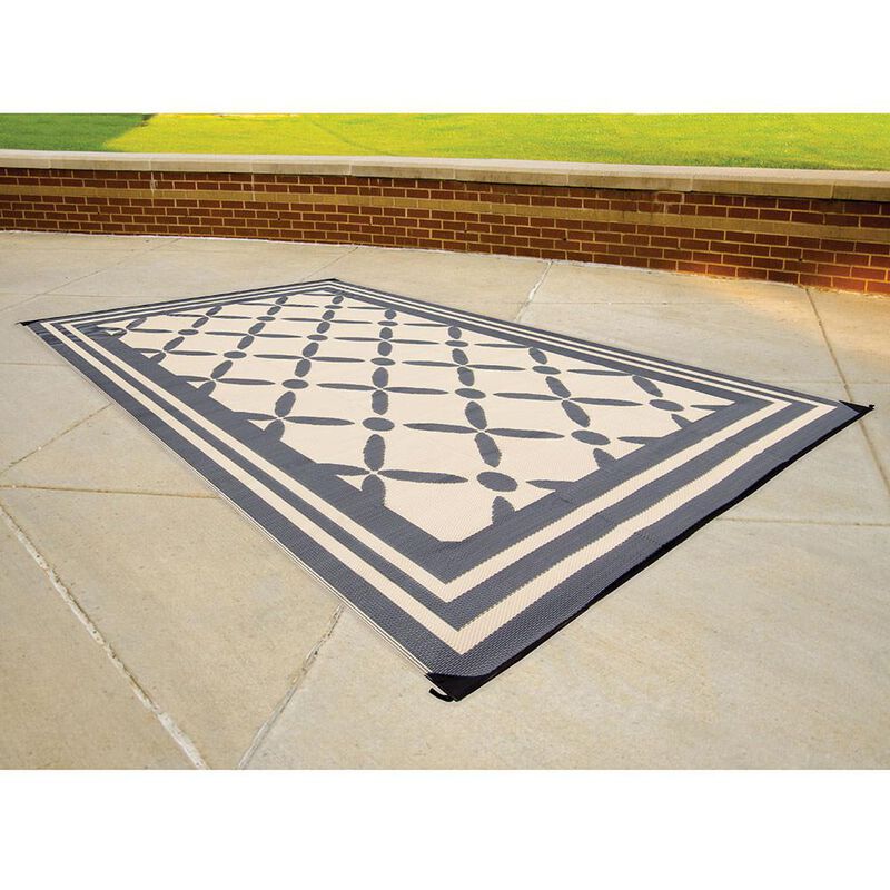 Reversible Windmill Design Patio Mat image number 14