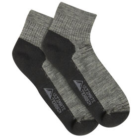 Ultimate Terrain Men's Trailhead Lightweight Hiking Quarter Sock