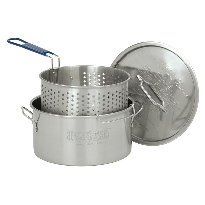 Bayou Classic® 14-qt Stainless Fry Pot image number 1