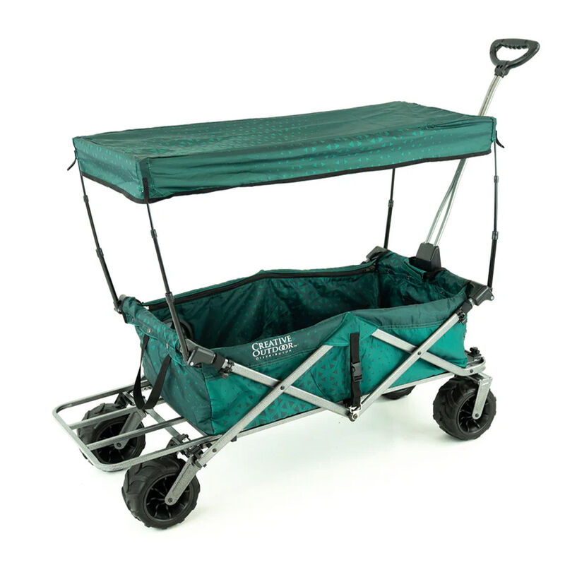 Creative Wagon All-Terrain Deluxe Collapsible Wagon w/ Cooler Rack image number 2