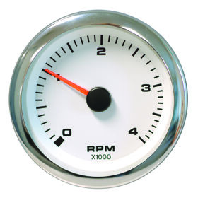 Sierra White Premier 3" Tachometer, Diesel Alternator