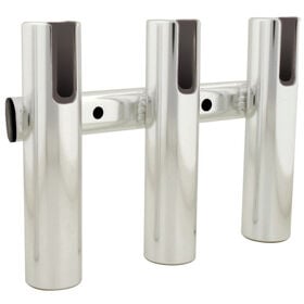 Brushed Aluminum 3-Rod Holder