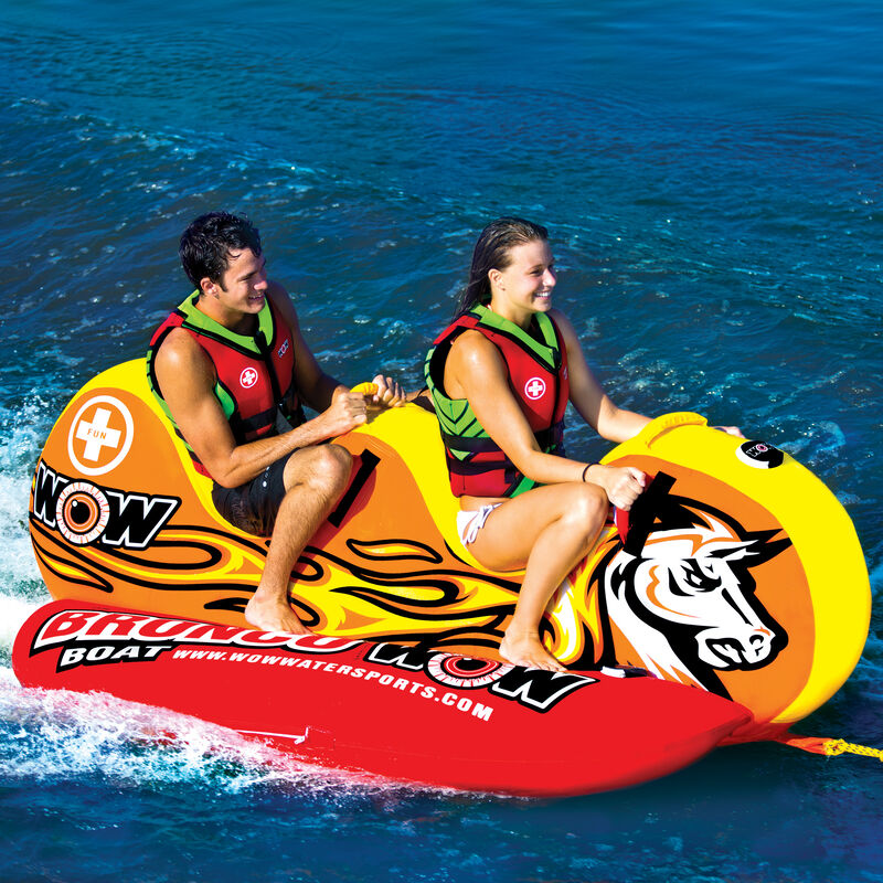 WOW Bronco Boat Two-Person Towable Tube image number 4