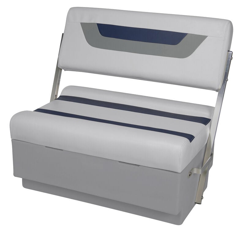 Toonmate Designer Pontoon Flip-Flop Seat, Sky Gray image number 1