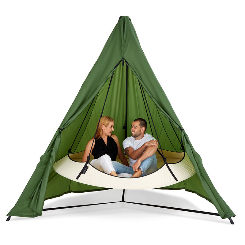 Green Hangout Stand Hammock Weather Cover image number 3