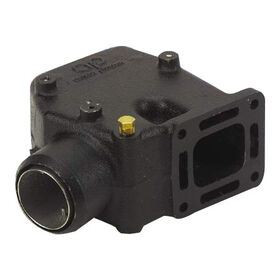 Riser Elbow 15&deg;, 3" hose; Mercruiser V6 & V8 Manifolds With Center Risers