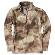 Browning Youth Camo Quarter-Zip Pullover, A-TACS Arid/Urban